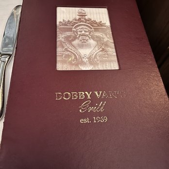 Bobby Van's Steakhouse - Front of menu - Steakhouses Near Me - New York, New York