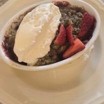 Corner Peach - Strawberry matcha almond cobbler - Cafes Near Me - Ottawa, Ontario