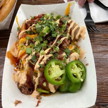 S-a Bbq - Smoked Out Spud with Brisket - Barbeque Near Me - Albuquerque, New Mexico