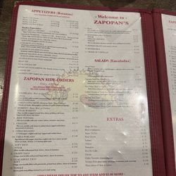 Menu Page 1- September 2025