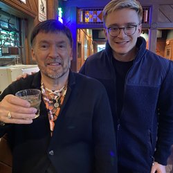Dively's Tavern - Me and my son Vincent in Dively's. The hospitality was wonderful. And the bartenders were awesome