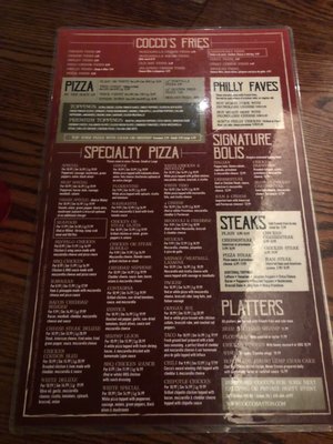 Menu photo 3 Cocco's Pizza Aston, PA Menu photo 3 Cocco's Pizza Aston, PA