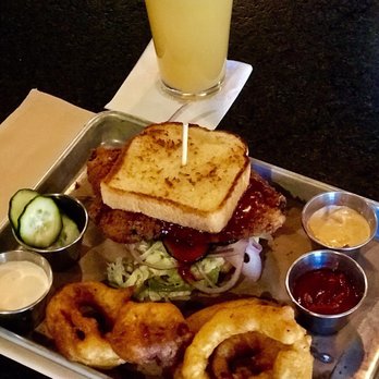 Spoke And Barrel - Buffalo Chicken Sandwich - New American Near Me - Mandeville, Louisiana Spoke And Barrel - Buffalo Chicken Sandwich - New American Near Me - Mandeville, Louisiana