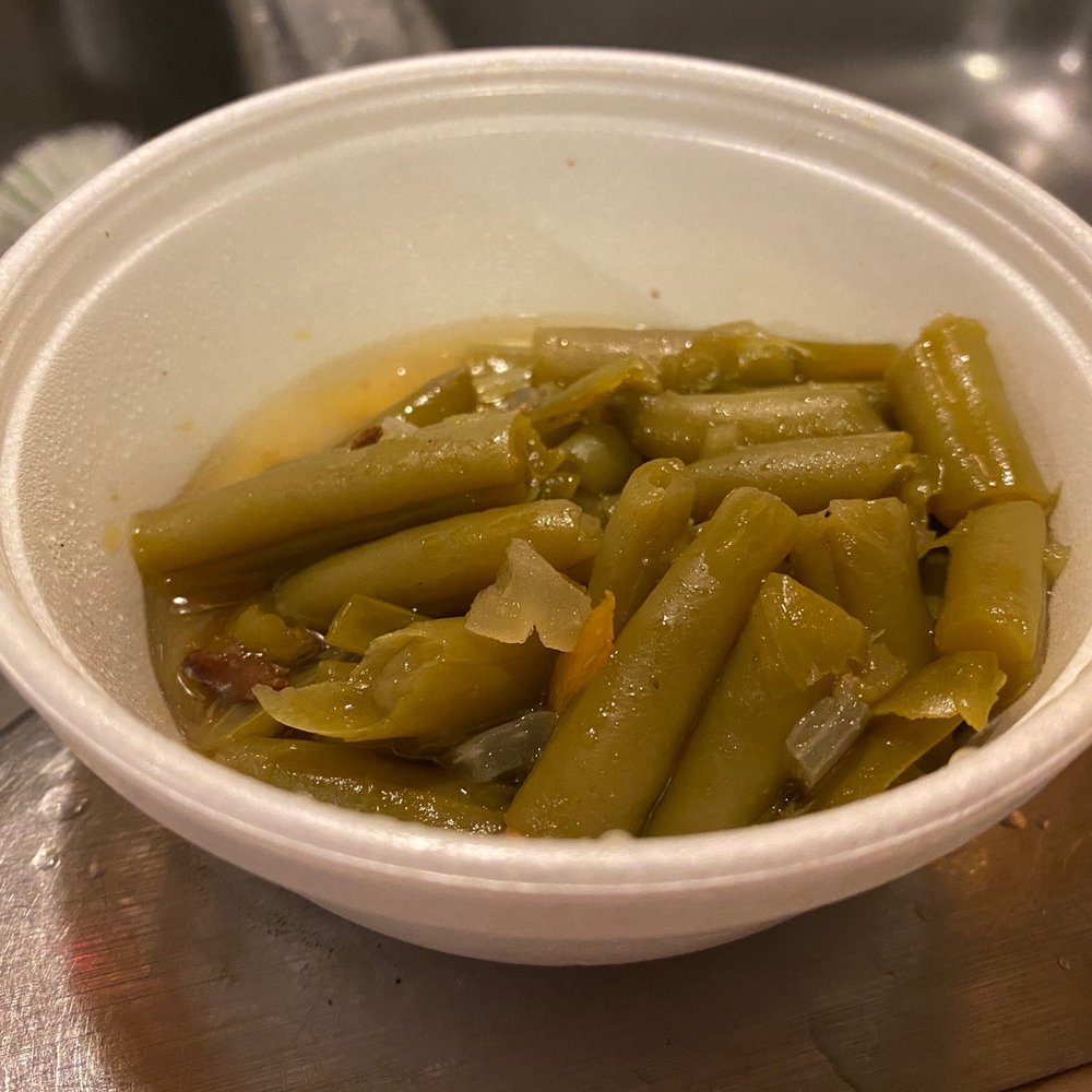 a bowl of green beans a bowl of green beans
