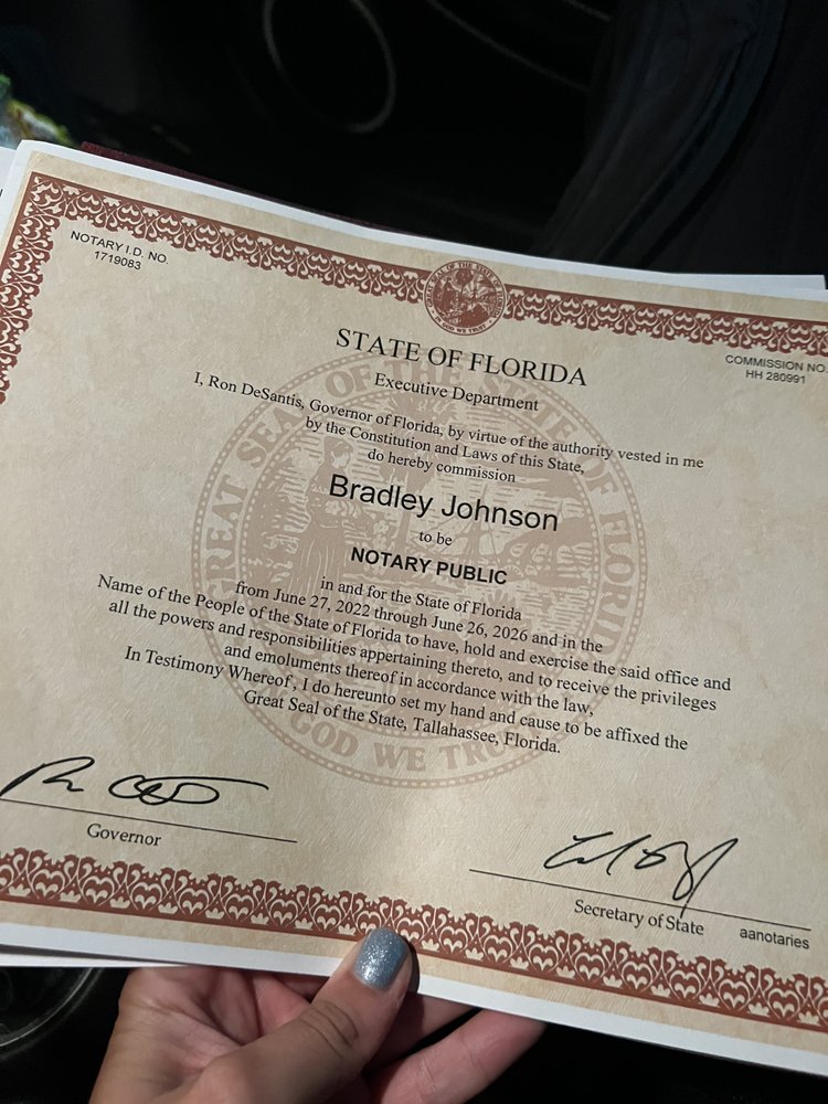 NOTARY Delray Beach, Florida Notaries Phone Number Yelp