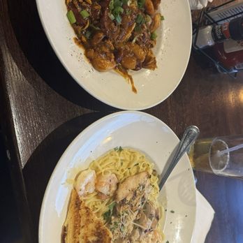 Granite City Food & Brewery - Cajun Jambalaya on left Chicken Alfredo on right - Breweries Near Me - St Cloud, Minnesota Granite City Food & Brewery - Cajun Jambalaya on left Chicken Alfredo on right - Breweries Near Me - St Cloud, Minnesota