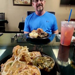 Smothered chicken and regular fried chicken Smothered chicken and regular fried chicken