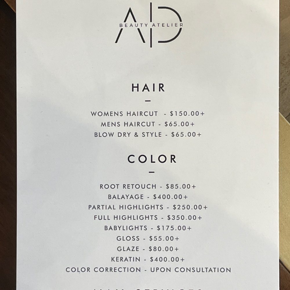 AD BEAUTY ATELIER 166 Alhambra Cir, Coral Gables, Florida Eyebrow