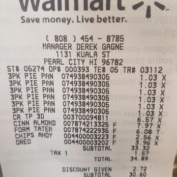 Walmart - Grocery Near Me - Pearl City, Hawaii