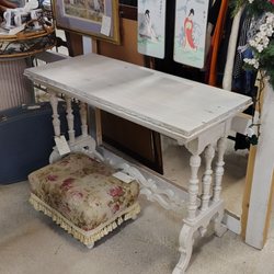 RINK Gallery - Sold! This cute table and stool are coming home with me tonight! Great prices!