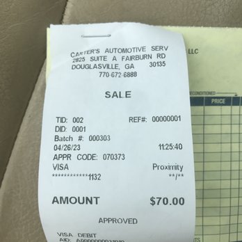 Take 5 Oil Change - Price of my oil change (top). They're notes at Take 5 (bottom). - Oil Change Stations Near Me - Douglasville, Georgia