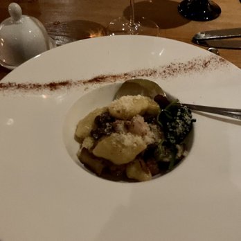 Birchrunville Store Cafe - a plate of food and a glass of wine - French Near Me - Birchrunville, Pennsylvania