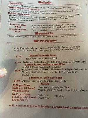 Menu photo 6 Barrys Walnut Island Restaurant Grandy, NC