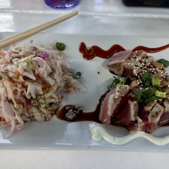 Break Awayz - Tuna Tataki and Asian Ginger Slaw - Bars Near Me - Flagler Beach, Florida Break Awayz - Tuna Tataki and Asian Ginger Slaw - Bars Near Me - Flagler Beach, Florida