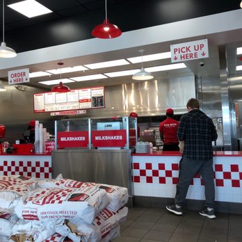 Five Guys - Counter - Burgers Near Me - White Marsh, Maryland