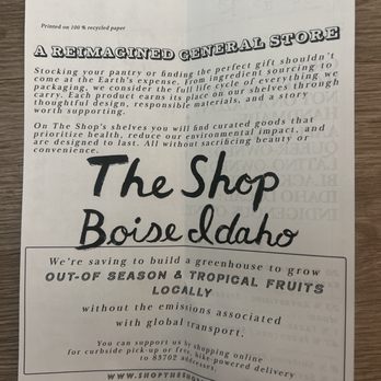 The Shop - Flyer! 4/10/26 - Gift Shops Near Me - Boise, Idaho The Shop - Flyer! 4/10/26 - Gift Shops Near Me - Boise, Idaho
