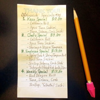 Sushi Kazu - Daily specials! - Japanese Near Me - Centennial, Colorado
