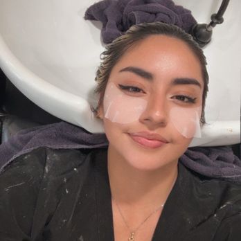 Modern Beige Salon - Getting pampered - Hair Extensions Near Me - Brea, California