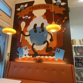 Frosted Cupcakery - Indoor wall mural - Bakeries Near Me - Long Beach, California