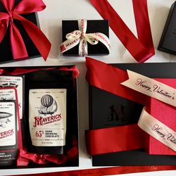 Maverick Chocolate Co - Wide variety of gift boxes available. Build your own box with your favorite bars, truffles, and drinks.