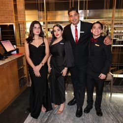 Moon Palace The Grand - Cancun - JC Steak House with, Restaurant Manager Elias Pastrana and Team
