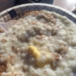 Hietalahti - Rice porridge- cream, rice, salt. Traditionally eaten with butter, sugar and cinnamon. How can it not be scrumptious??