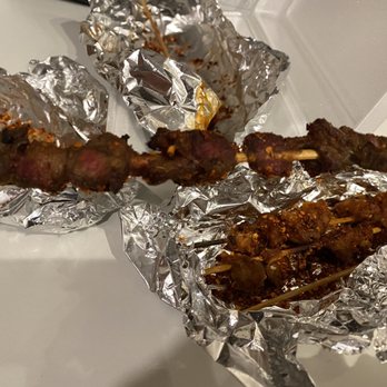 Dragon Flame Chinese Grill - Overcooked lamb kebab and it's $9.99 for 5 sticks - Noodles Near Me - Tempe, Arizona Dragon Flame Chinese Grill - Overcooked lamb kebab and it's $9.99 for 5 sticks - Noodles Near Me - Tempe, Arizona