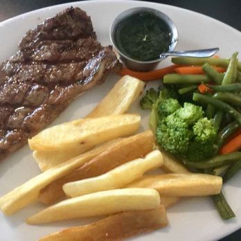 Renzo's - Strip steak cooked perfect and fast service. Can't beat it for lunch - Argentine Near Me - Tampa, Florida Renzo's - Strip steak cooked perfect and fast service. Can't beat it for lunch - Argentine Near Me - Tampa, Florida