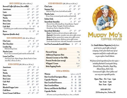 Menu photo 1 Muddy Mo’s Coffee Yankton, SD