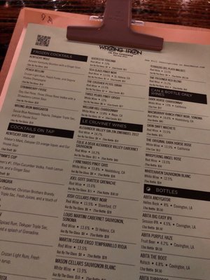 Menu photo 5 Wrong Iron New Orleans, LA