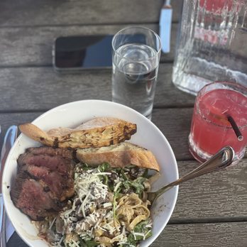 Gather in Jackson Hole - This was the truffle pasta with waygu steak! Absolutely delicious! - New American Near Me - Jackson, Wyoming Gather in Jackson Hole - This was the truffle pasta with waygu steak! Absolutely delicious! - New American Near Me - Jackson, Wyoming