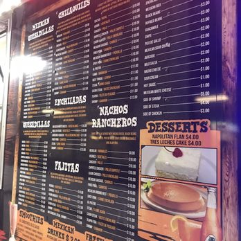 Tacos Victoria - menu - january 2019 - Food Trucks Near Me - Jersey City, New Jersey