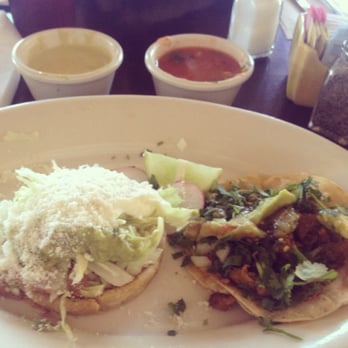 Tacos Sinaloa - Vegetarian Sope and Carne Asada Taco - Mexican Near Me - Santa Ana, California