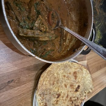 Dhamaka - Dahi waali bhindi and paratha - Indian Near Me - New York, New York Dhamaka - Dahi waali bhindi and paratha - Indian Near Me - New York, New York