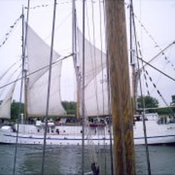 Segelschulschiff Großherzogin Elisabeth - Die "Lizzy" vor Elsfleth