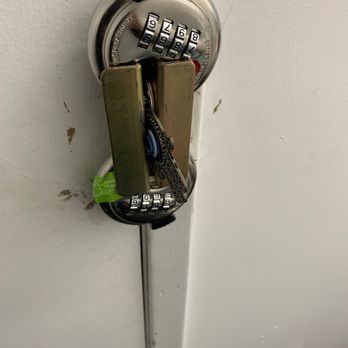 Extra Space Storage - 2 of their locks, but I'm wary b/c of this door, no cameras & after my other unit was burglarized - Self Storage Near Me - San Diego, California Extra Space Storage - 2 of their locks, but I'm wary b/c of this door, no cameras & after my other unit was burglarized - Self Storage Near Me - San Diego, California