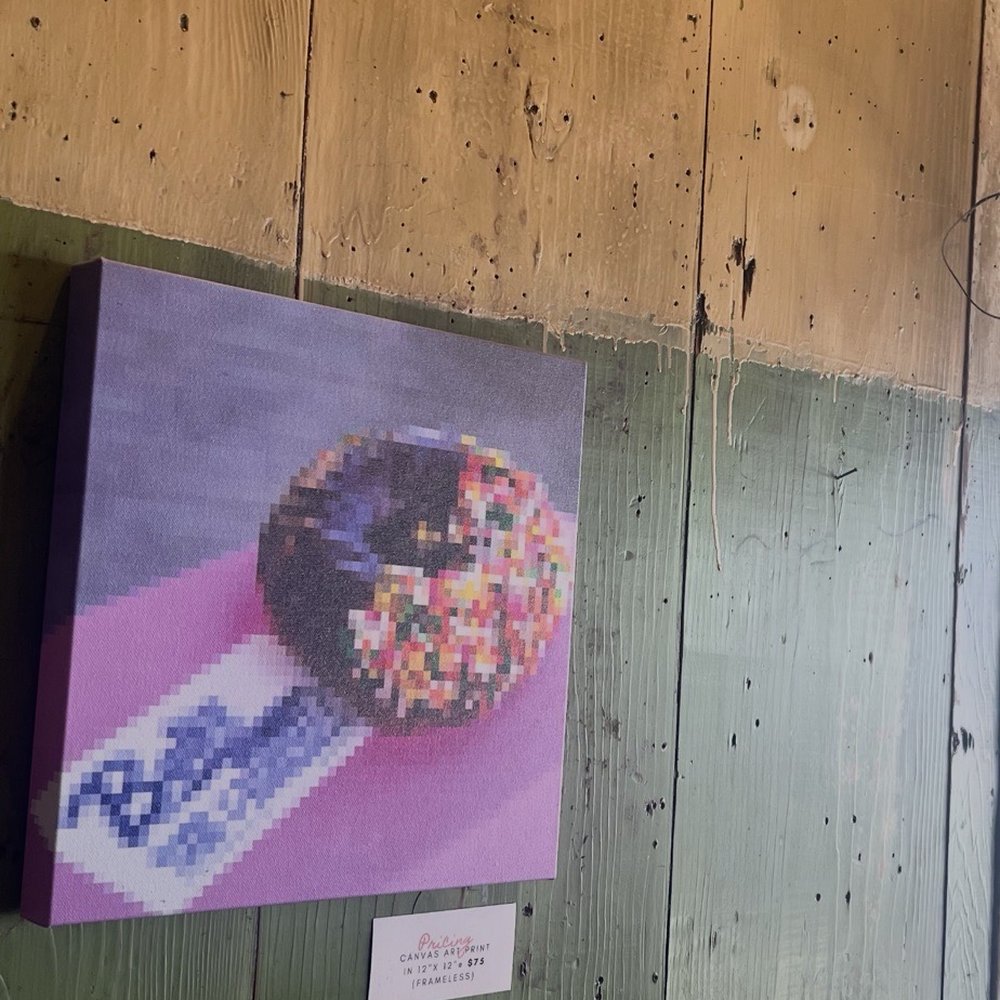 Higher Grounds Coffee House - It's pixelated art of Bob's Donuts - Coffee & Tea Near Me - San Francisco, California Higher Grounds Coffee House - It's pixelated art of Bob's Donuts - Coffee & Tea Near Me - San Francisco, California