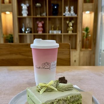 Sweet Mousse - Matcha Tiramisu and Taro scented jasmine green tea with cheese foam. - Desserts Near Me - Philadelphia, Pennsylvania Sweet Mousse - Matcha Tiramisu and Taro scented jasmine green tea with cheese foam. - Desserts Near Me - Philadelphia, Pennsylvania