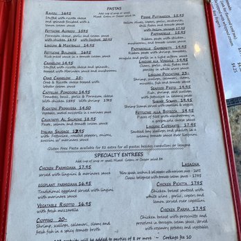 Capriccio Inc - Menu - Italian Near Me - Ventura, California Capriccio Inc - Menu - Italian Near Me - Ventura, California