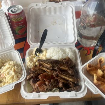 Aloha Hawaiian BBQ Express - Combo plate, Mac salad, crab rangoons - Hawaiian Near Me - Houston, Texas Aloha Hawaiian BBQ Express - Combo plate, Mac salad, crab rangoons - Hawaiian Near Me - Houston, Texas
