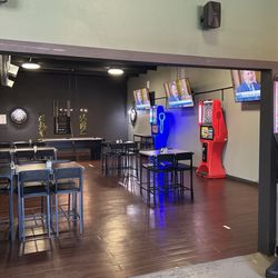 Broken Rules Brewing - Back seating and gaming area