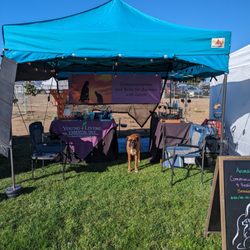 Communications and Reiki for Animals with Laura - Booth at Gavilan Dog Show