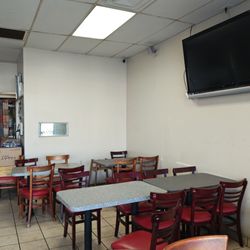 Partial view of the dining area