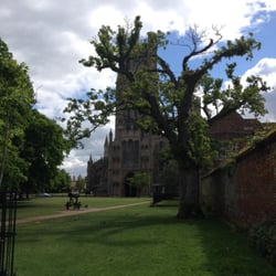 The Almonry Restaurant - View of the cathedral