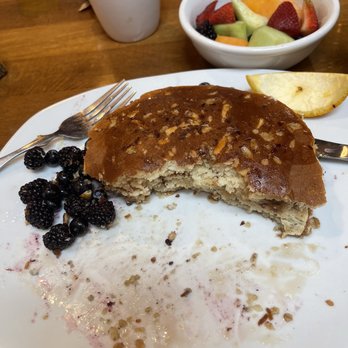 Canela Cafe - Wild Berry Crunch Pancake (yummy) - Breakfast & Brunch Near Me - Milwaukee, Wisconsin