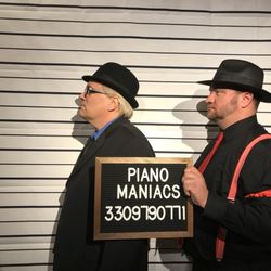 Piano Maniacs - Funny pic of Todd and Andy. A couple piano maniacs!