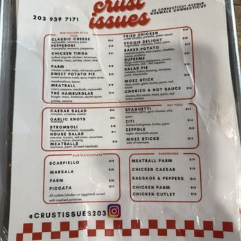 Crust Issues - Pizza Near Me - Norwalk, Connecticut