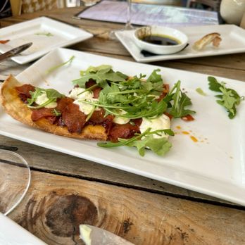 We Olive & Wine Bar - Pepperoni and Kale Flatbread - Wine Bars Near Me - Los Gatos, California We Olive & Wine Bar - Pepperoni and Kale Flatbread - Wine Bars Near Me - Los Gatos, California