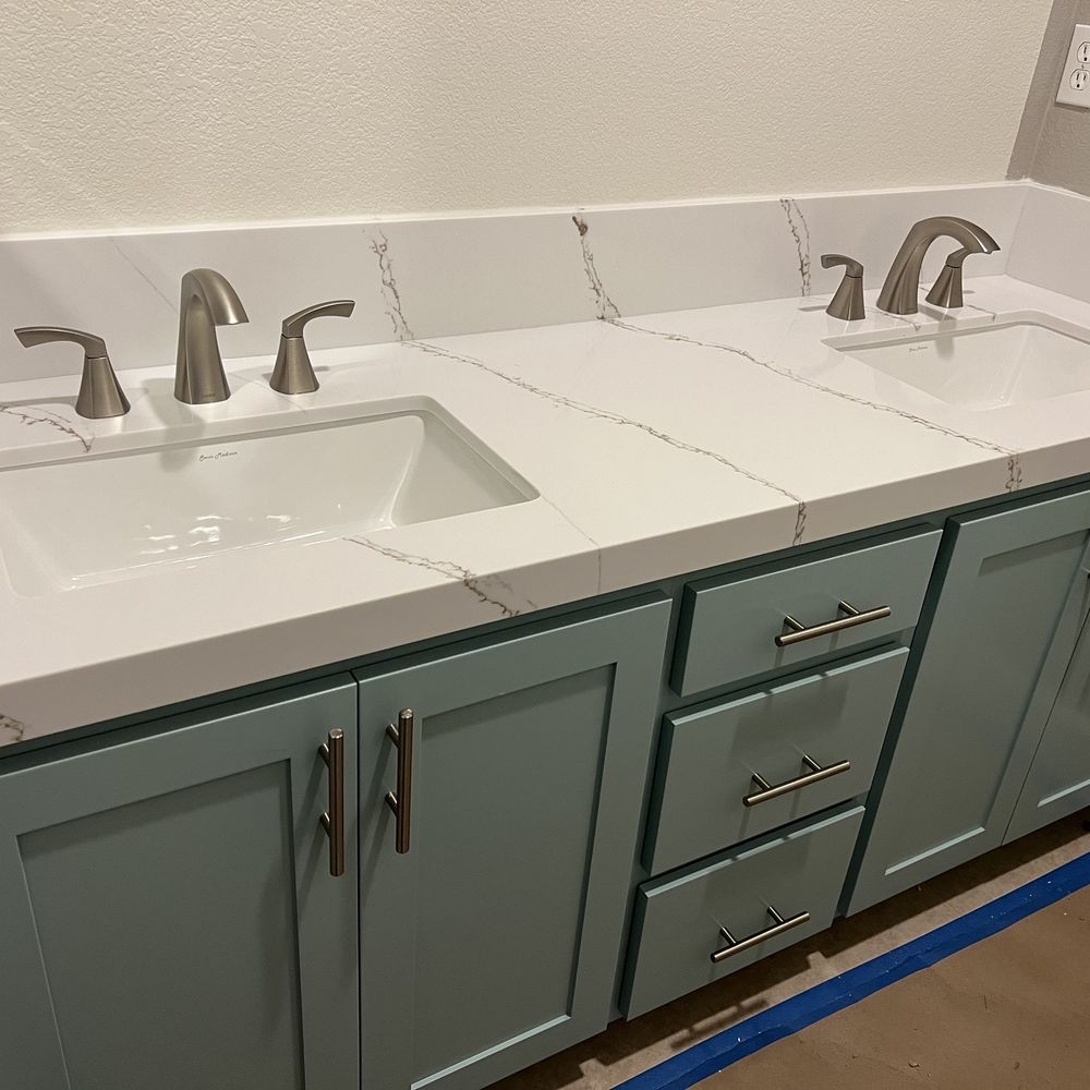 GS Fine Finishers - After bath - Cabinetry Near Me - Pleasanton, California GS Fine Finishers - After bath - Cabinetry Near Me - Pleasanton, California