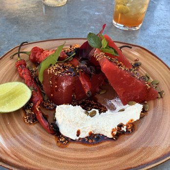 Paloma Restaurant - Watermelon salad - Mexican Near Me - Santa Fe, New Mexico